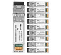 Paquete de 10 transmisor-receptor de red de módulo de fibra 10G SFP+, LR SM1310nm 10 km, LC dúplex para Cisco, Netgear, MikroTik, ubicuidad, DLink, etc