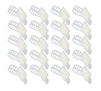 Paquete de 100 abrazaderas de cable con diseños ajustables, soporte adhesivo para cables para una gestión eficiente de cables en varios usos, clip de gestión de cables