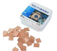 Paquete de 100 almohadillas térmicas de cobre de fácil instalación para gestión del calor de la CPU en varios modelos de teléfono, disipador de calor de CPU