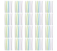 Paquete de 100 barras adhesivas termofusibles de 7 x 100 mm, adecuadas para manualidades artísticas y reparaciones del hogar, barras de pegamento termofusible multicolor