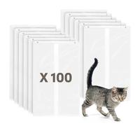 Paquete de 100 bolsas de arena para gatos para PetSnowy Snow+ caja de arena para gatos, resistente a desgarros y fugas, bolsas de basura autosellantes para cajones de residuos para PetSnowy (100)