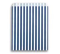 [Paquete de 100] Bolsas de caramelos azules | Bolsas de papel a rayas | Bolsas de regalo para tienda de golosinas Pick N Mix Shop