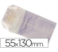 Paquete de 100 bolsas de celofán de 55 x 130 mm
