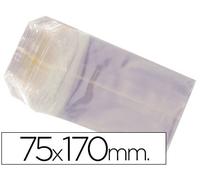 Paquete de 100 bolsas de celofán de 75 x 170 mm