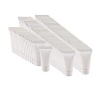 Paquete de 100 botellas vacías transparentes de 5 ml, rellenables, para loción de manos, champú, a prueba de fugas, portátiles