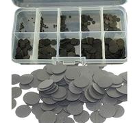 Paquete de 100 botones conductores de goma de repuesto de 1,5 mm ~ 10 mm, reparación de teclado, botones conductores de control remoto para mandos a distancia IR, mandos de gamepad y Playstation