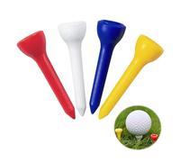 Paquete de 100 camisetas de golf de plástico, duraderas de 36 mm para campo de conducción y campo, coloridas camisetas de golf de plástico para una fácil colocación e identificación de la pelota