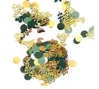 Paquete de 100 círculos de confeti de hojas sostenibles para decoración de fiestas para cumpleaños, bodas, eventos, serpentinas decorativas, fácil configuración, suministros para fiestas