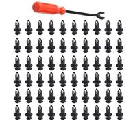 Paquete de 100 clips de nailon para guardabarros con herramienta de extracción para TRX500/650/680, para Polaris para Sportsman/RZR, para KingQuad/Vinson y para ATV Body