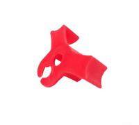 Paquete de 100 clips ligeros para tallos de plantas para uso repetido en invernaderos, parcelas al aire libre y jardinería en espacios pequeños (rojo)