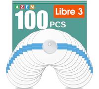 Paquete de 100 cubiertas de sensor Freestyle para Libre 3, parches de sensor impermeables, parches adhesivos impermeables, cinta adhesiva transparente impermeable