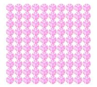 Paquete de 100 cubos de dados redondos de 12 mm con puntos numéricos para niños acrílicos de 6 caras, juego educativo de acrílico