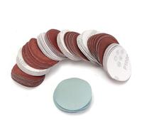 Paquete de 100 discos de lija de 75 mm, grano surtido P80 a P3000, papel de lija para pulido y acabado