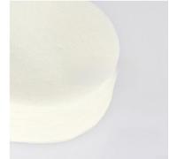Paquete de 100 filtros de café redondos blancos para cafeteras de vertido compatibles con cafeteras de cono de goteo de 51 mm, 53 mm, 54 mm, 58 mm (54 mm)