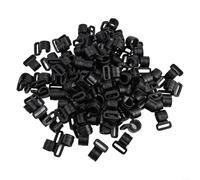 Paquete de 100 ganchos para tienda de campaña, clips de plástico para asegurar tiendas de campaña, estructuras de jardín y organización de armarios (13 mm)