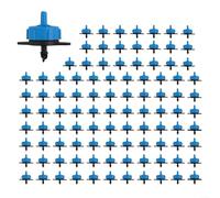 Paquete de 100 goteros compensadores de presión eficientes para un riego óptimo 2L/H, 4L/H, 8L/H tasas de flujo para plantas y agricultura (8L)
