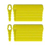 Paquete de 100 hojas dentadas para bordeadoras Ryobi (compatibles con Rac155, Rac157 y Rac158)
