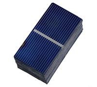 Paquete de 100 mini paneles de células solares, módulo de celda solar, kit de batería de energía solar para salidas de energía solar