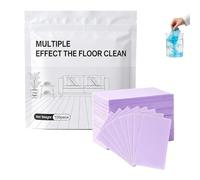 Paquete De 100 Multi-Efecto Multiusos Hojas De Limpiador De Suelos, Soluble En Agua Recambio De Fregona Para Madera Dura, Laminado, Azulejo