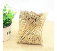 Paquete de 100 palillos de cóctel de frutas para bodas, fiestas de cumpleaños, suministros de playa, patrones suaves y bonitos, aperitivos seguros, bebidas, vinos, sándwiches, cupcakes, Hawaii, Luau