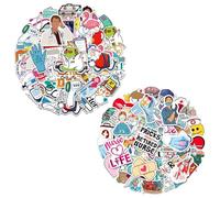 Paquete De 100 Pegatinas con Temática De Médicos Y Enfermeras, Pegatinas De Grafiti, Pegatinas Decorativas Creativas, Se Pueden Utilizar para Decorar Motocicletas, Patinetas, Bicicletas, Etc.