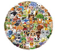 Paquete de 100 pegatinas Italian Brainrot para portátil, equipaje, scrapbooking, monopatín, guitarra, botella de agua, regalo para adolescentes, niñas y niños.