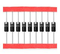 (Paquete de 100 piezas) Chanzon 1N4001 Diodo rectificador 1A 50V DO-41 (DO-204AL) Axial 4001 IN4001 1 Amp 50 Volt Electronic Timbre de silicio Diodos