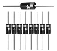 (Paquete de 100 piezas) Chanzon 1N4004 Diodo rectificador 1A 400V DO-41 (DO-204AL) Axial 4004 IN4004 1 Amp 400 Volt Diodos electrónicos de silicio