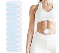 Paquete de 100 piezas de aceite de ricino para ombligo, parches de aceite de ricino desechables autoadhesivos, tela hidroenmarañada altamente absorbente, sin lavado, fácil de usar