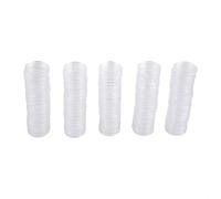 Paquete de 100 soportes para monedas de plástico transparente de 25 mm de diámetro para un almacenamiento seguro de monedas y pequeños tesoros, resellables y resistentes a los arañazos