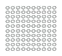 Paquete de 100 tapones transparentes para pendientes, con agujeros para las orejas, parches protectores de silicona para hiperplasia, discos de silicona para hiperplasia