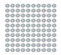 Paquete de 100 tapones transparentes para pendientes, con agujeros para las orejas, parches protectores de silicona para hiperplasia, lóbulo de oreja de silicona, 7mm, como se describe, como se
