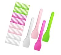 Paquete de 100 utensilios fuertes descomponibles, porciones de leche helada, equipo de postre sostenible, uso comercial, porciones de helado verde