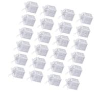 Paquete de 12/24 elegantes cajas de regalo de corazón para bodas y eventos especiales, cajas decorativas de embalaje de dulces con cinta, caja de chocolate con corazón de amor