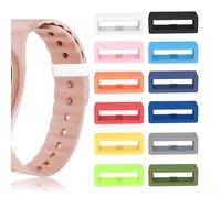 Paquete de 12 bandas mágicas de Disney, protectores de banda mágica, guardián de banda, para Fitbit Charge, Charge HR, Garmin Vivofit, Disney 1.0, 2.0 y + (cuadrado multicolor)