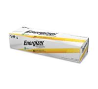 Paquete de 12 baterías industriales Energizer de 9 V Solo comerciales