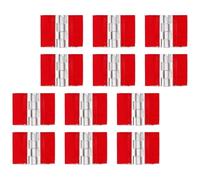 Paquete de 12 bisagras autoadhesivas de acrílico transparente, fácil de instalar para proyectos de manualidades y cajas pequeñas, bisagra transparente