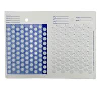 Paquete de 12 blísteres de pastillas de sellado en frío para 90 días/3 meses, una pieza, desechables, fáciles de usar, para píldoras, medicamentos y vitaminas, ideal para campamentos de verano,