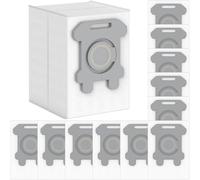 Paquete de 12 bolsas de eliminación de suciedad compatibles con aspiradora robótica i3, i3+, i7, i7+, i8, i8+, i4, i4+, i1, i1+, i6, i6+, j7, j7+, s9, s9 Plus, i & s j Series Bolsas de basura de
