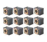 Paquete de 12 bolsas de polvo de repuesto, para aspiradoras robóticas Eufy X10 Pro ForOmni y X8 Pro, filtración de 3 capas con carbón activado