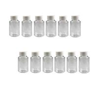 Paquete de 12 botellas de plástico vacías portátiles de 100 ml de grosor