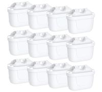 Paquete de 12 cartuchos de filtro de agua compatibles con Brita Maxtra+, Brita Style, Merella Cool, Mavea Elemaris XL, tanque de agua de flujo