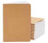 Paquete de 12 cuadernos de papel kraft tama o A6 de 4 x 6 pulgadas, con 80 p ginas rayadas, para estudiantes, escritura, aula, viajes, negocios,
