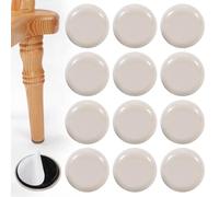 Paquete de 12 deslizadores autoadhesivos para muebles, deslizadores de electrodomésticos para cocina, deslizadores redondos OD para alfombras, deslizadores de muebles adhesivos para muebles (5 cm)