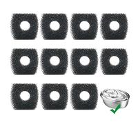 Paquete de 12 filtros de Espuma for Fuente de Agua for Gatos, Repuesto de Esponja prefiltrante for Fuente for Mascotas de 67oz/2L, Compatible con Bomba D30 D60/901