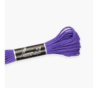 Paquete de 12 hilos de bordado Luca-S, 100% algodón Giza, algodón trenzado certificado Oeko TEX - 131 / DMC 333 / Anchor 111