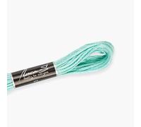 Paquete de 12 hilos de bordado Luca-S, 100% algodón Giza, algodón trenzado certificado Oeko TEX - 211 / DMC 964 / Anchor 1092