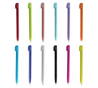 Paquete de 12 lápices capacitivos táctiles multicolor compatibles con el sistema de videojuegos portátil Nintendo DS Lite