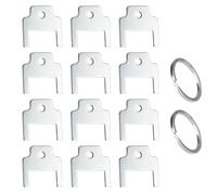 Paquete de 12 llaves dispensadoras de repuesto 770301 compatibles con dispensadores de papel higiénico y toallas Kimberly Clark/Scott (modelos de rollo duro/toalla plegada/tirador central) llave de