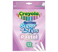 Paquete De 12 Marcadores SuperTips Pastel De Crayola